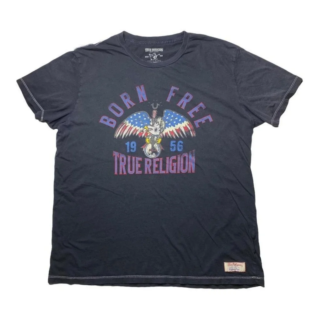 True Religion Born Free‎ eagle shirt